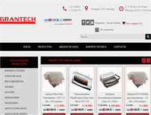 Tablet Screenshot of grantech.cl